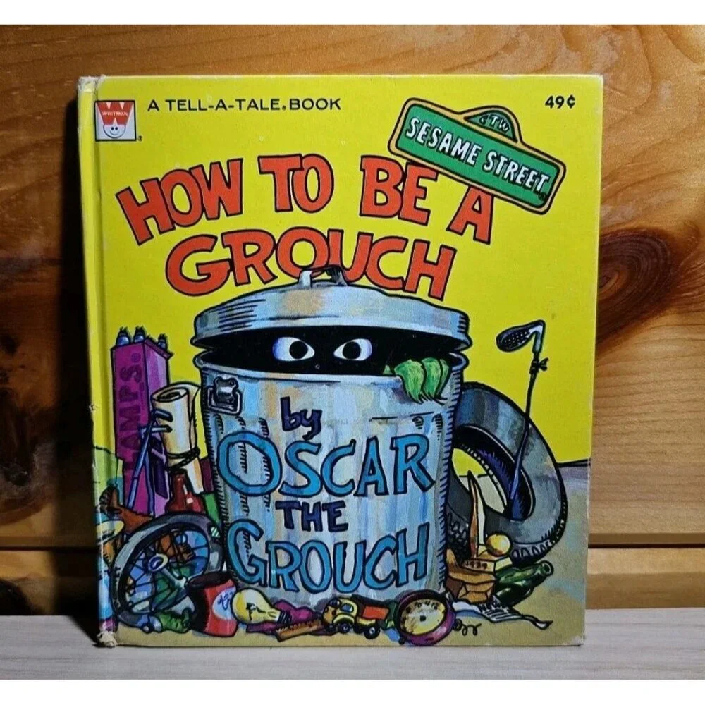Vintage Whitman Tell A Tale How To Be A Grouch Oscar The Grouch